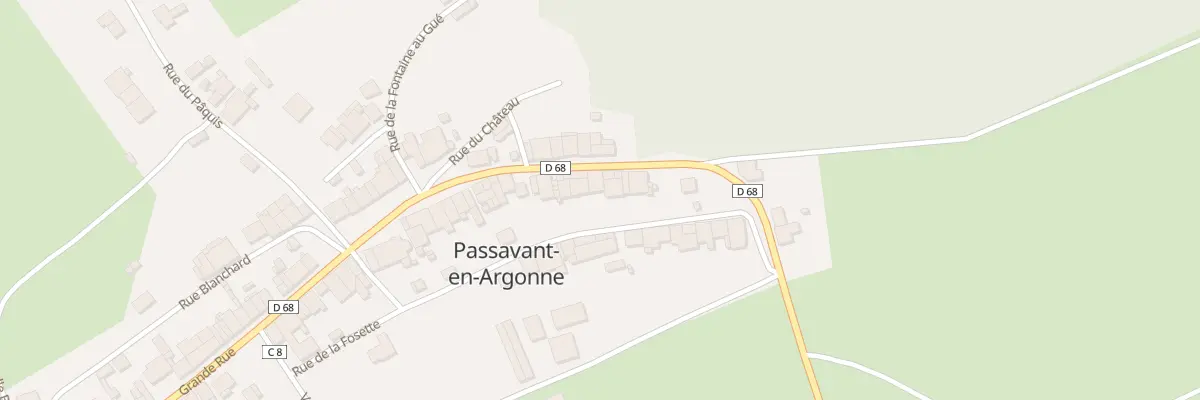 Plan du 30 Rue des Mobiles à Passavant-en-Argonne