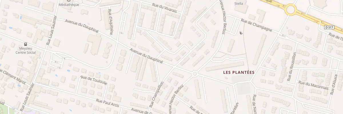 Plan du 18 Rue Bayard à Meyzieu