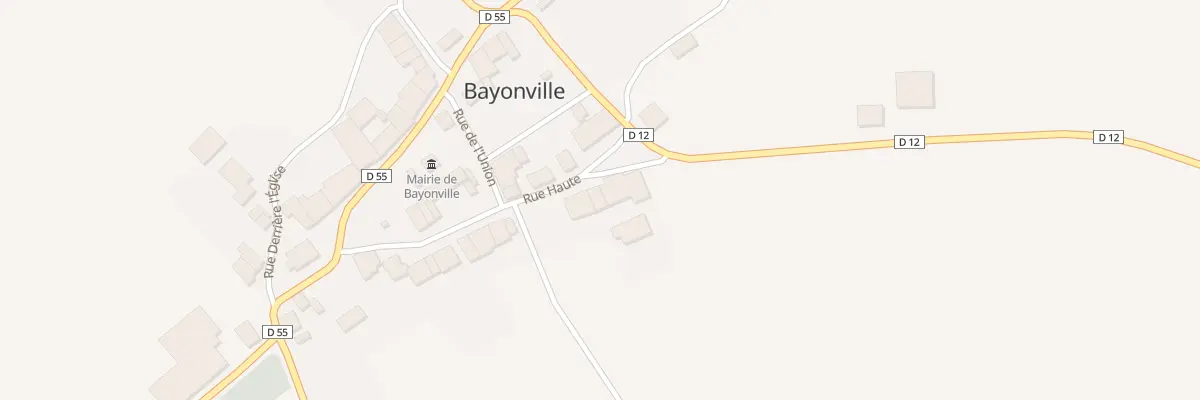 Plan du 18 Rue Haute à Bayonville