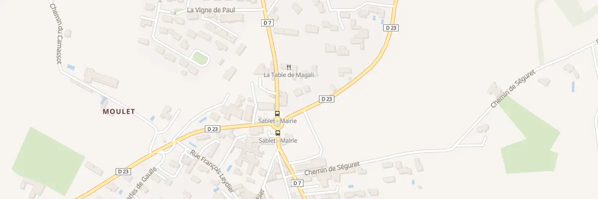 Plan du 5061 Les Abeilles à Sablet