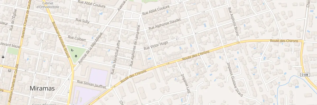 Plan du 10 Rue Victor Hugo à Miramas