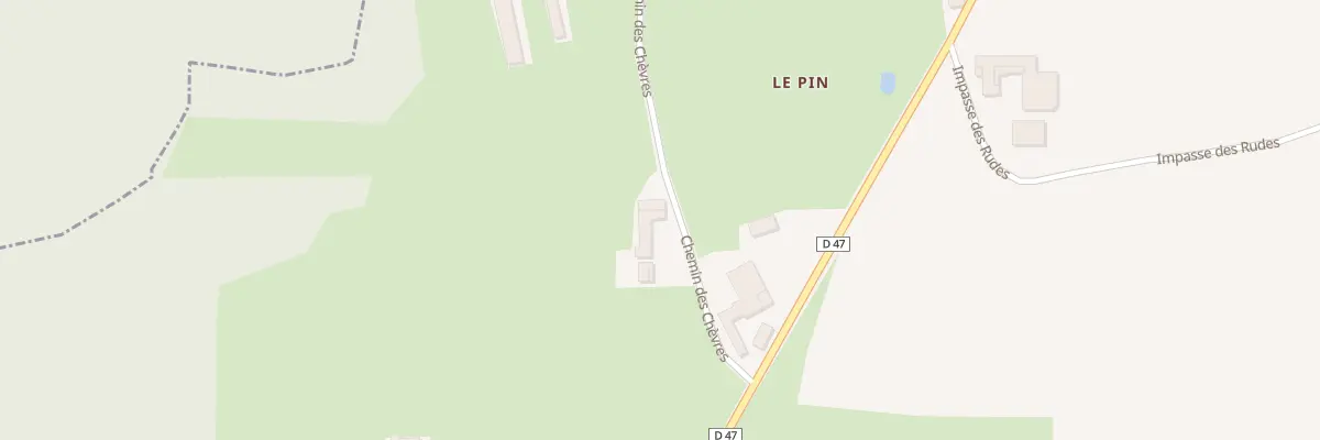 Plan du 121 Che des Chevres à Laiz