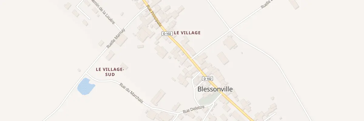 Plan du 26 Rue Principale à Blessonville