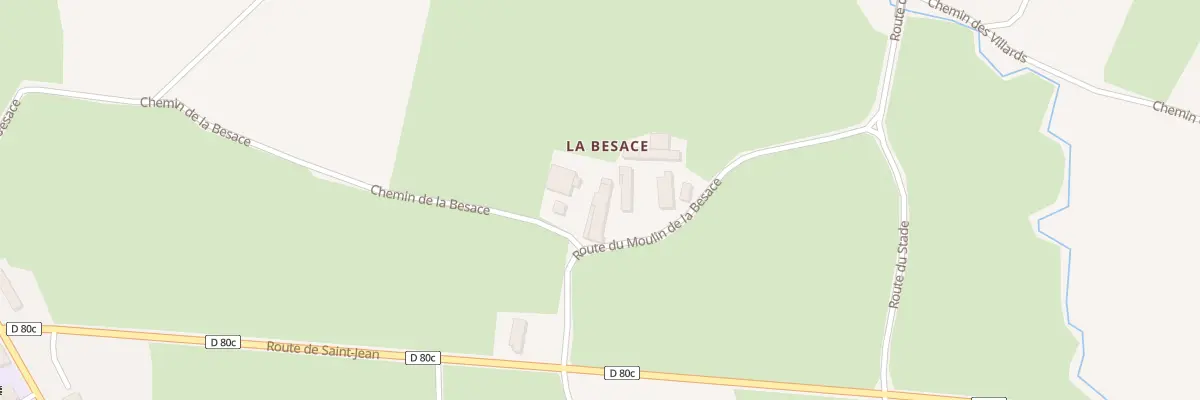 Plan du 105 Rte du Moulin de la Besace à Saint-Étienne-sur-Reyssouze