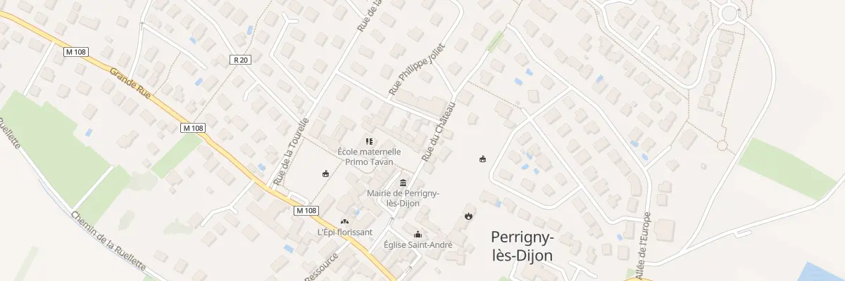 Plan du 7 Rue du Château à Perrigny-lès-Dijon