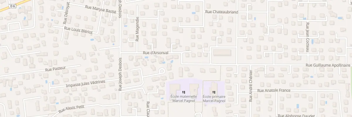 Plan du 20 Rue d’Arsonval à Meyzieu