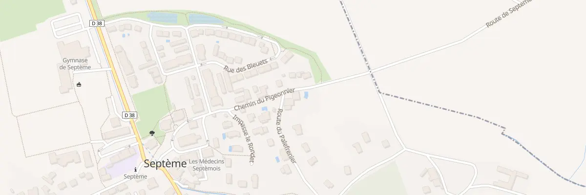 Plan du 5 Rte du Palefrenier à Septème