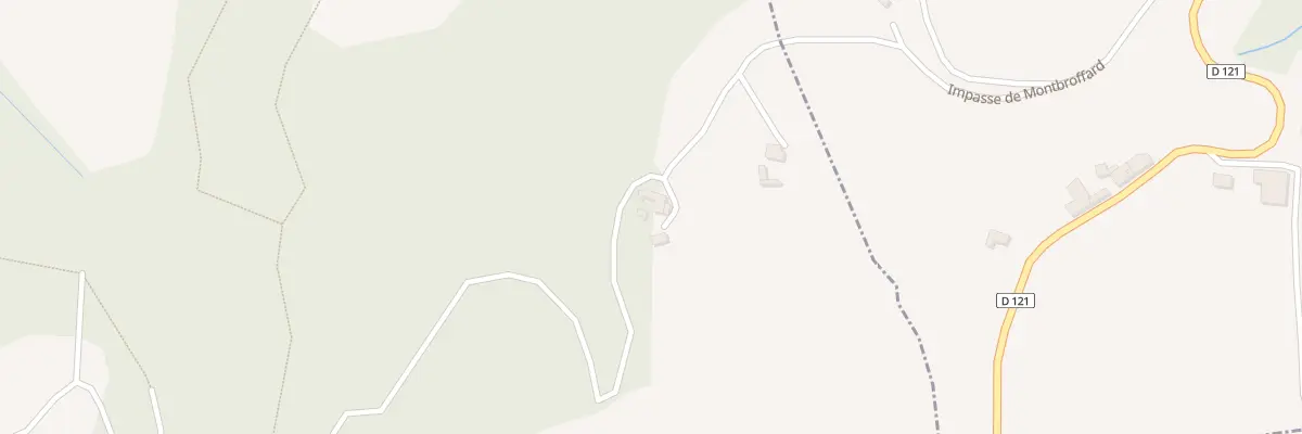 Plan du 700 Che des Bredoux à Bathernay