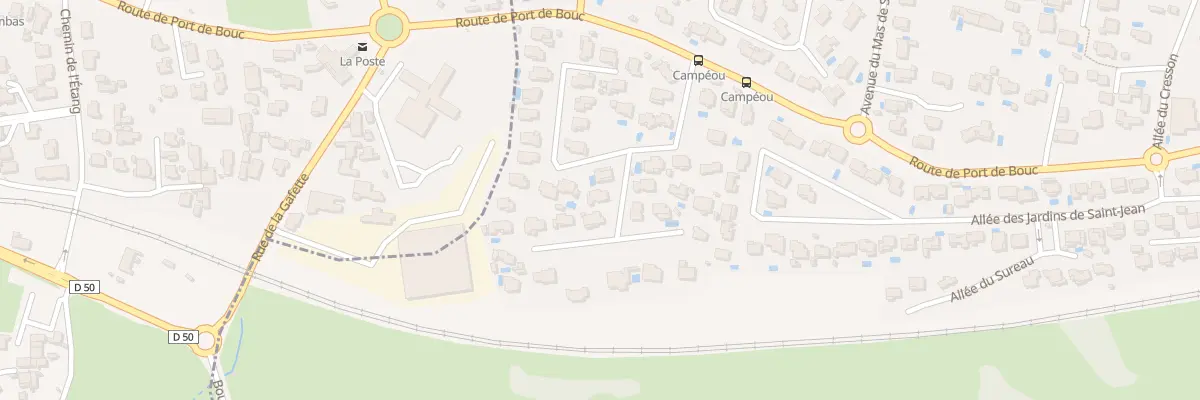 Plan du 9128 All des Acacias à Martigues
