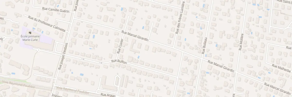 Plan du 47 Rue Marcel Girardin à Meyzieu