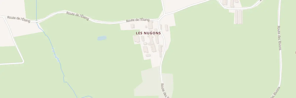 Plan du 501A Rte des Nugons à Chavannes-sur-Reyssouze