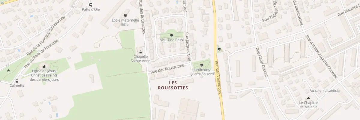 Plan du 5 Rue Georges Brassens à Dijon