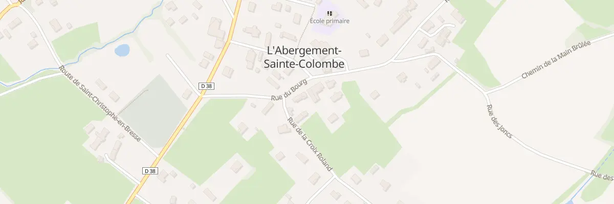 Plan du 21 Rue du Bourg à L’Abergement-Sainte-Colombe