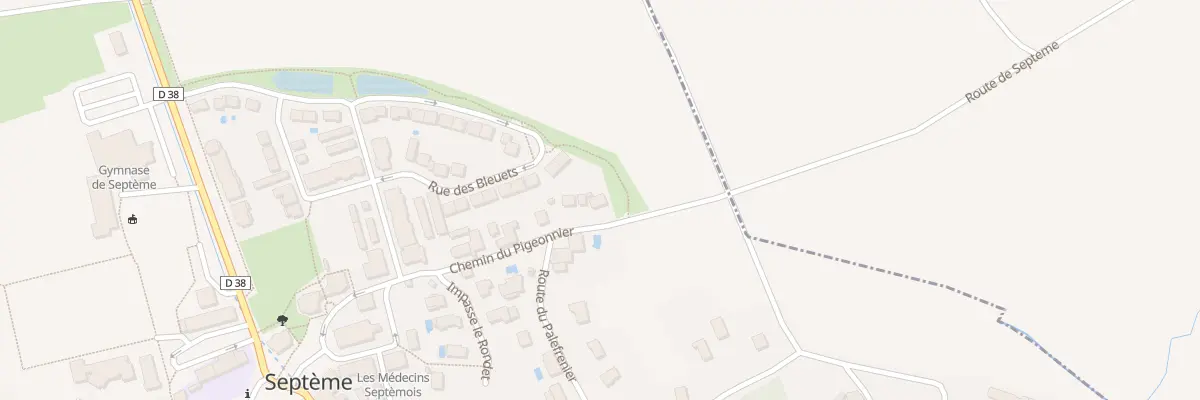 Plan du 199 Che du Pigeonnier à Septème