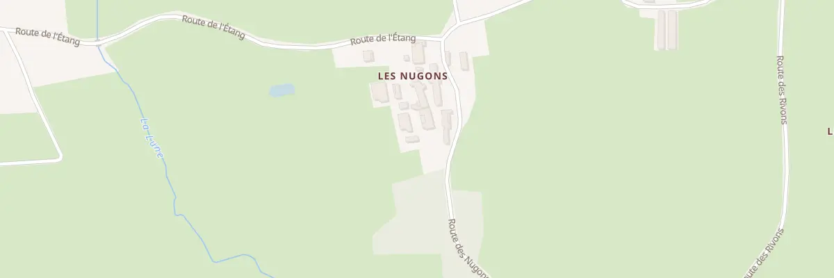 Plan du 499A Rte des Nugons à Chavannes-sur-Reyssouze