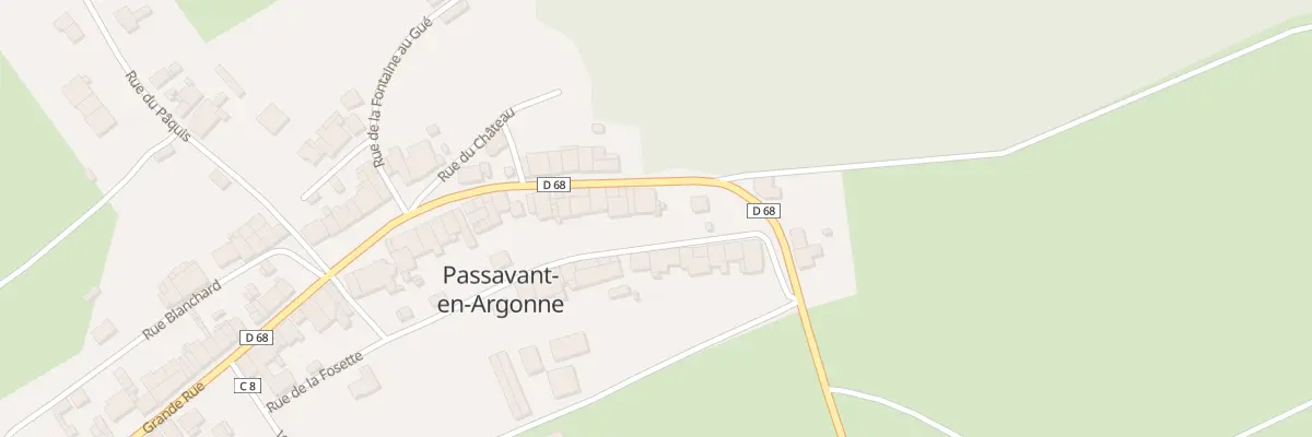 Plan du 36 Rue des Mobiles à Passavant-en-Argonne
