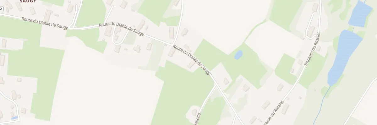Plan du 26 Rte du Diable de Saugy à Baudrières