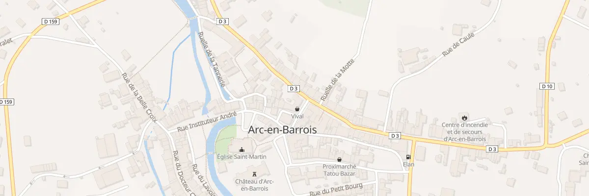 Plan du 34 Rue Anatole Gabeur à Arc-en-Barrois