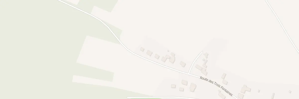 Plan du 50 Rte de Trois Fontaines à Baudonvilliers