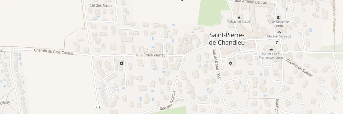 Plan du 23 Rue Emile Vernay à Saint-Pierre-de-Chandieu