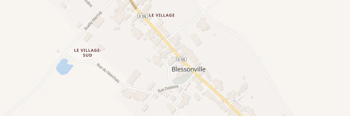 Plan du 30 Rue Principale à Blessonville