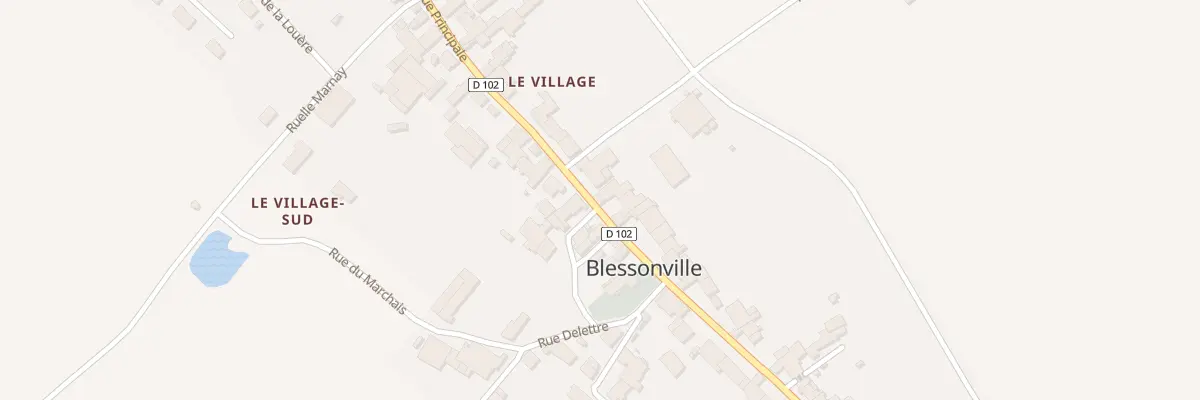 Plan du 33 Rue Principale à Blessonville