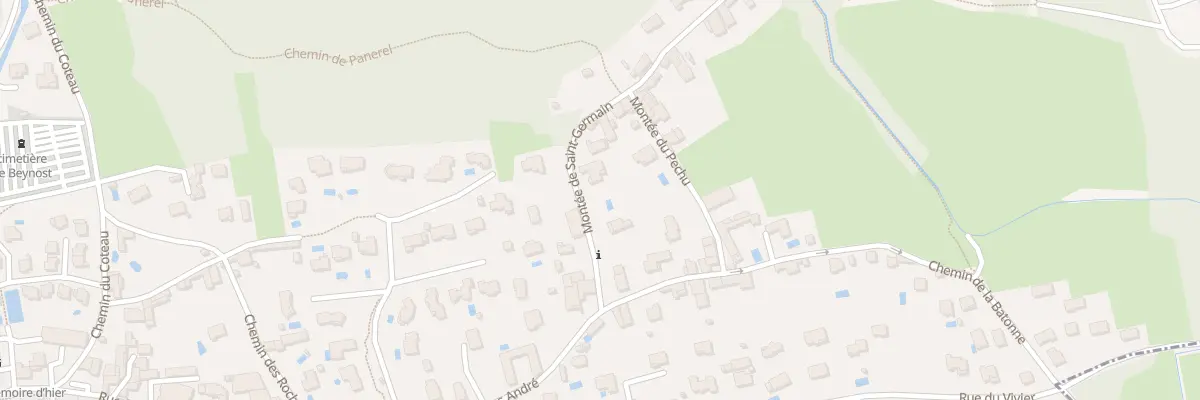 Plan du 110 Mte de Saint Germain à Beynost