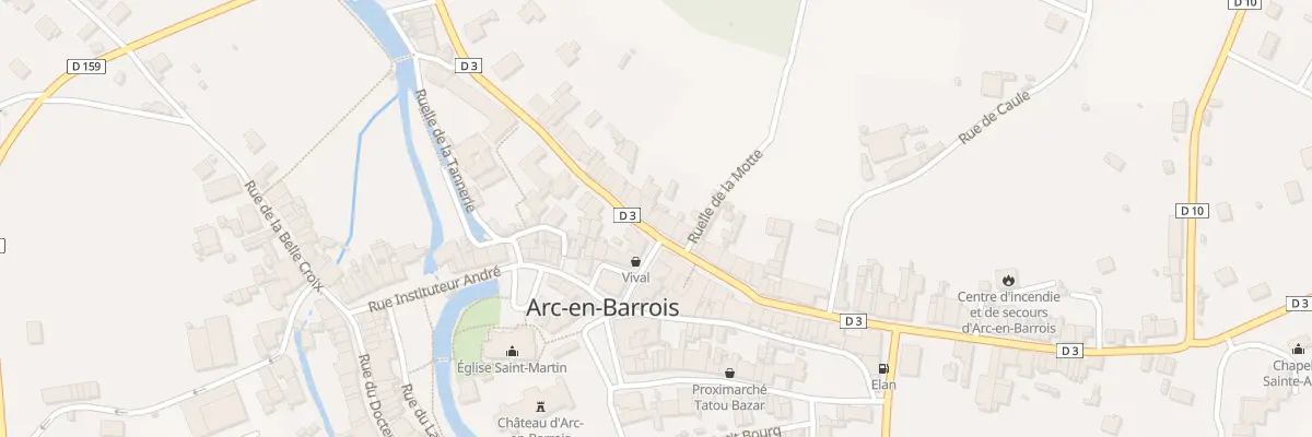 Plan du 33 Rue Anatole Gabeur à Arc-en-Barrois