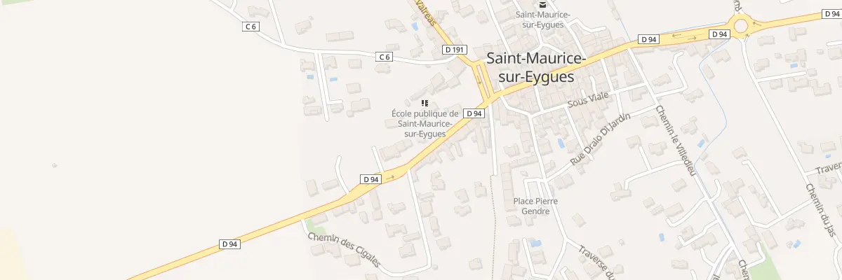 Plan du 96 Rte d’Orange à Saint-Maurice-sur-Eygues