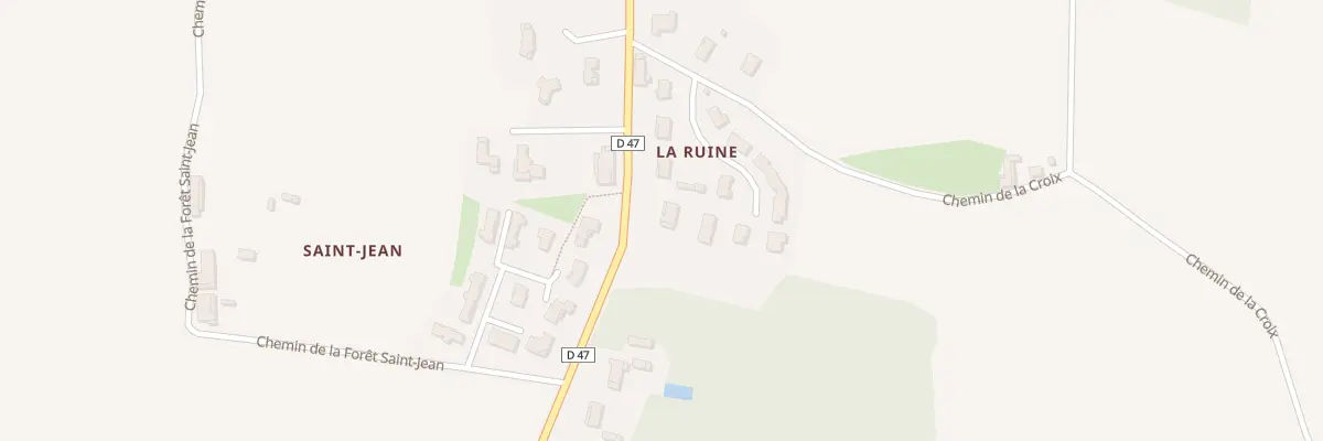 Plan du 389 Rte de Vonnas à Saint-Genis-sur-Menthon
