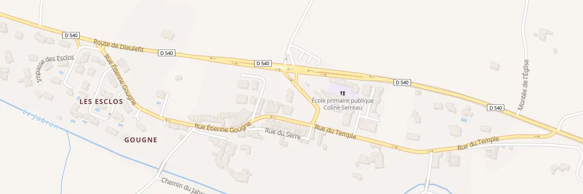 Plan du 50 Rte Etienne Gougne au Poët-Laval