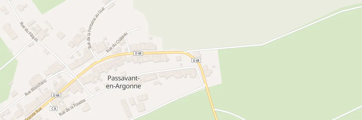 Plan du 38 Rue des Mobiles à Passavant-en-Argonne