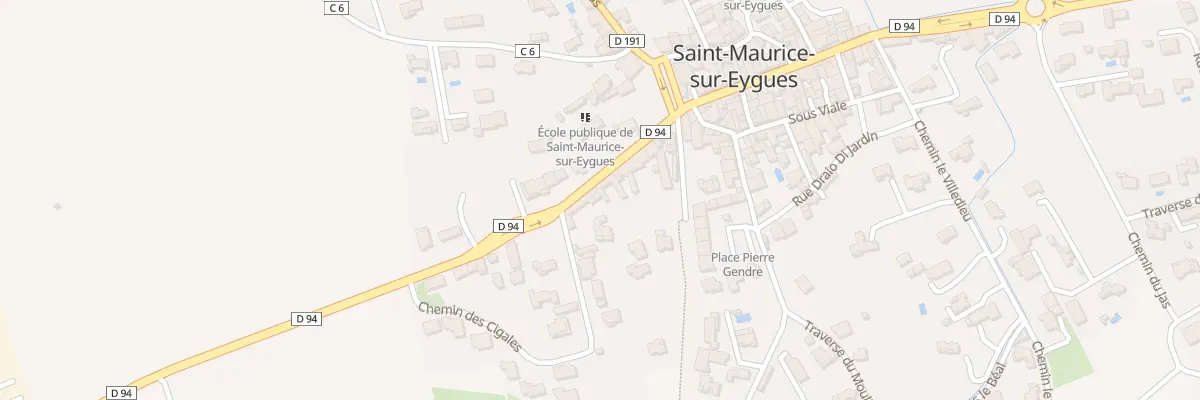 Plan du 5131 Le Village à Saint-Maurice-sur-Eygues