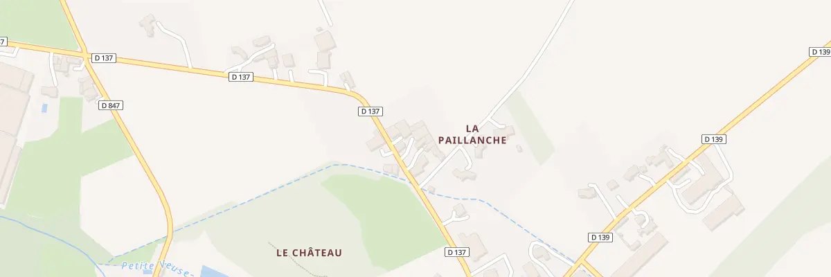 Plan du 270 Rte de la Paillanche à Manthes