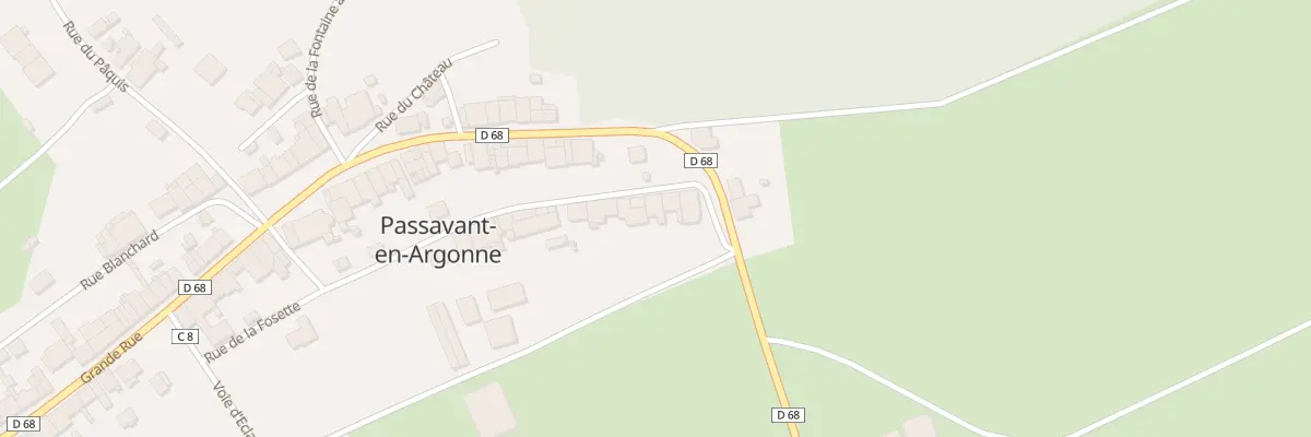Plan du 30 Rue de la Fossette à Passavant-en-Argonne