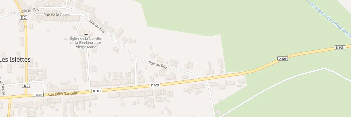 Plan du 79 Rue du Roy aux Islettes