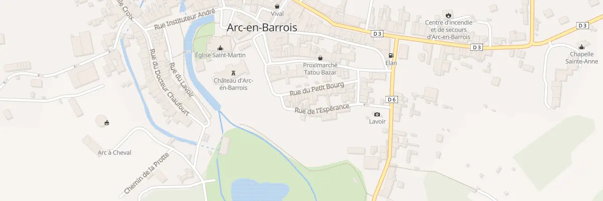 Plan du 8 Rue du Petit Bourg à Arc-en-Barrois