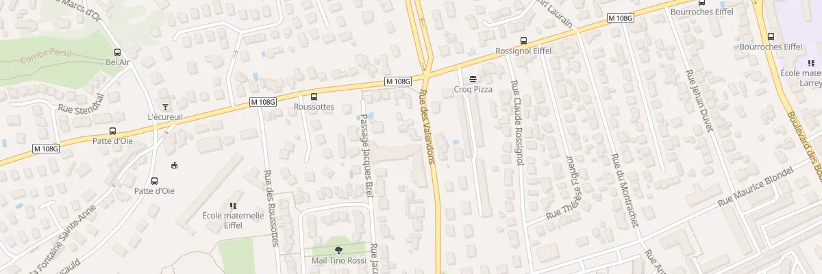 Plan du 10 Rue des Valendons à Dijon