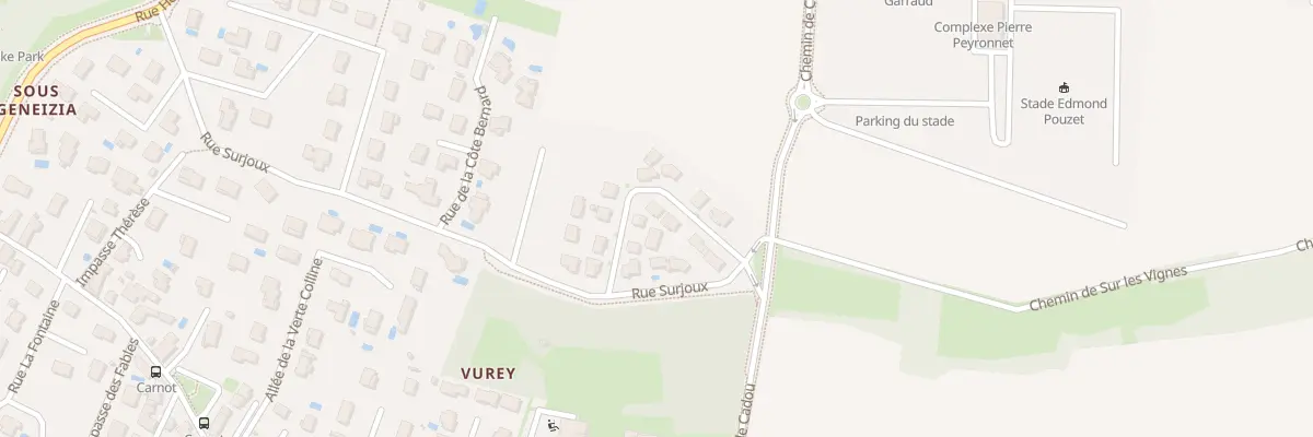 Plan du 7 Rue de la Gravière à Genas
