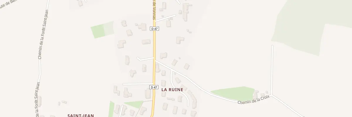 Plan du 33 Che de la Croix à Saint-Genis-sur-Menthon