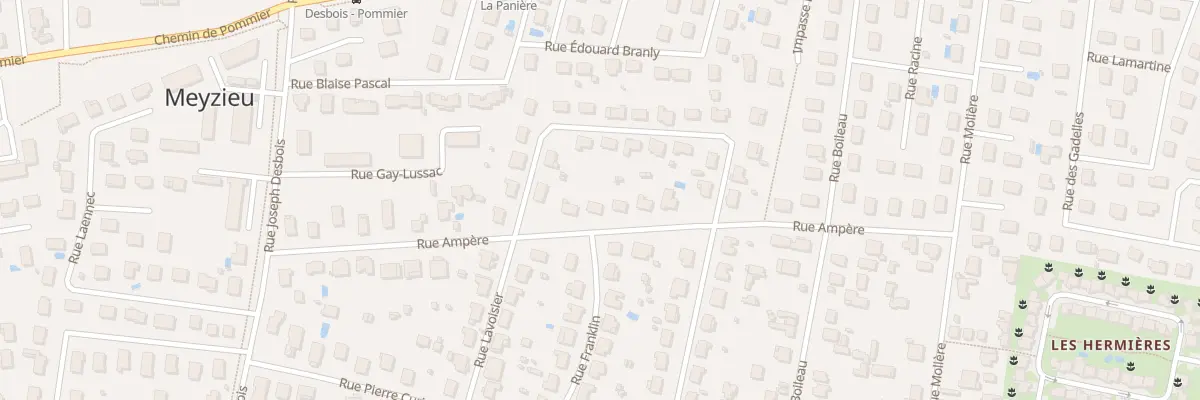 Plan du 17 Rue Ampère à Meyzieu