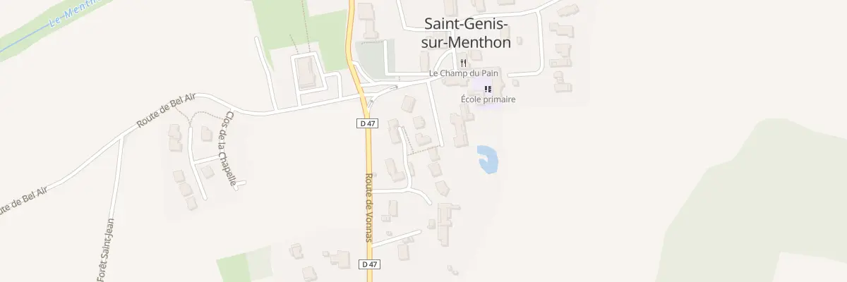 Plan du 52 Imp de l’Eglise à Saint-Genis-sur-Menthon