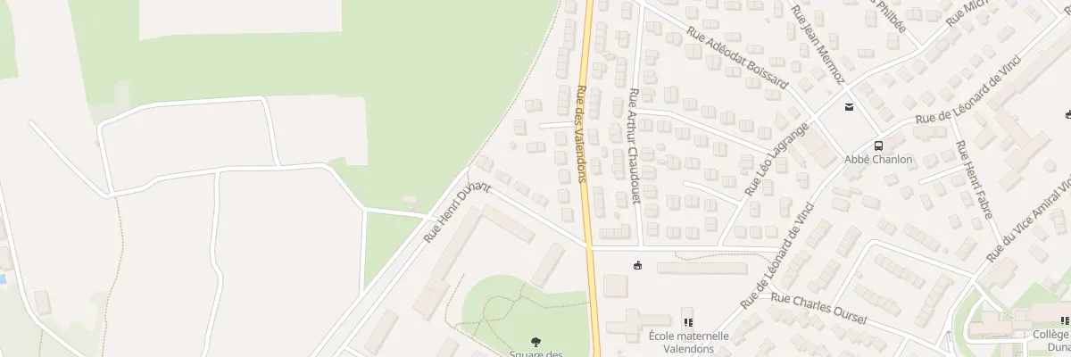 Plan du 8 Rue Dunant à Dijon