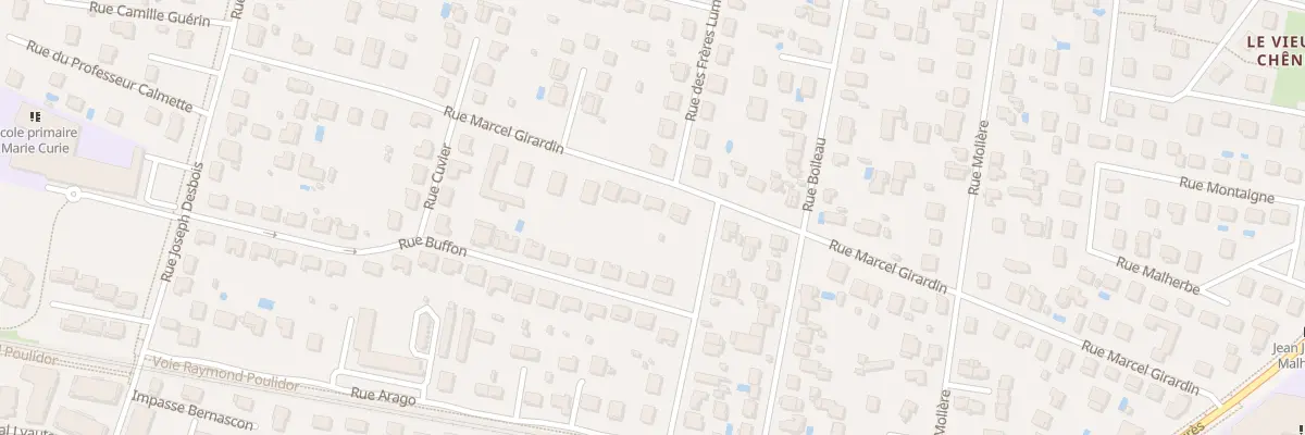 Plan du 39 Rue Marcel Girardin à Meyzieu