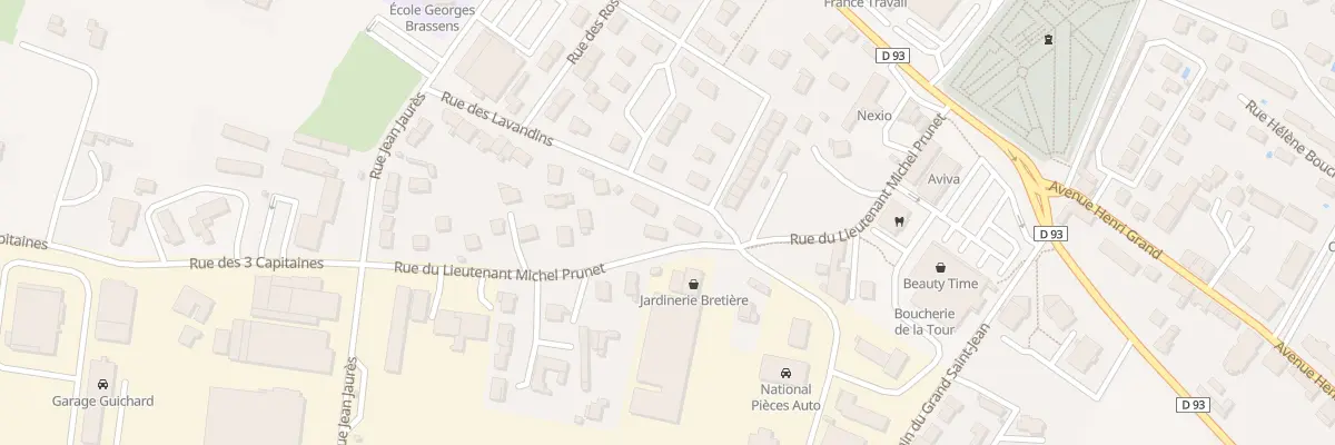 Plan du 14 Rue Lieutenant Michel Prunet à Crest