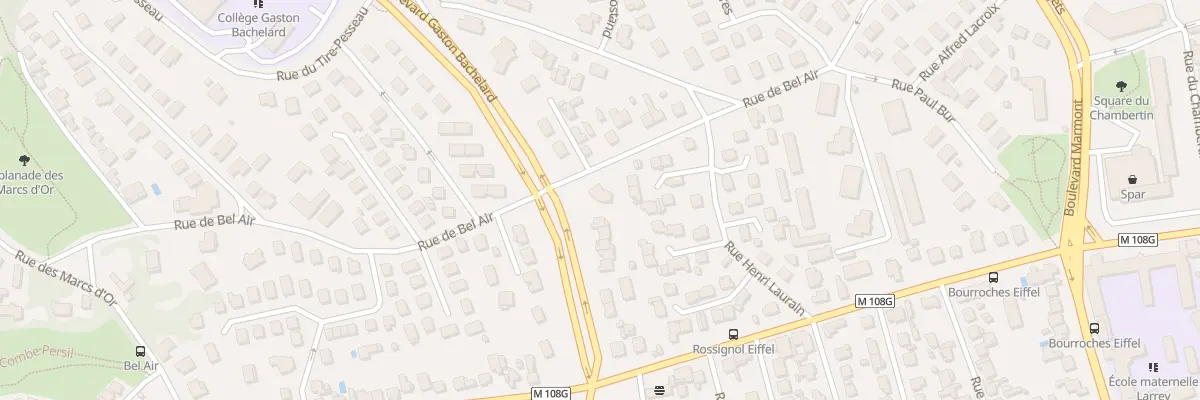 Plan du 41 Rue de Bel Air à Dijon