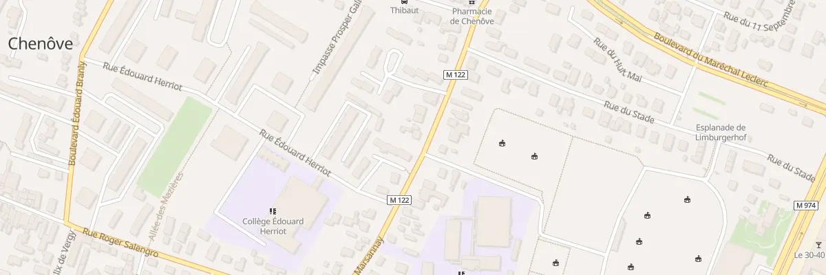 Plan du 24 Rue de Marsannay à Chenôve