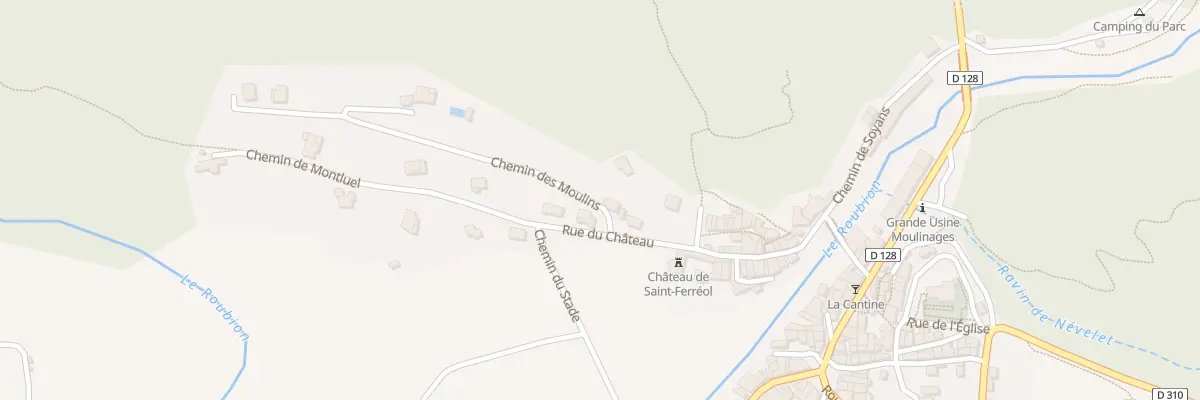 Plan du 6000 Les Moulins à Pont-de-Barret