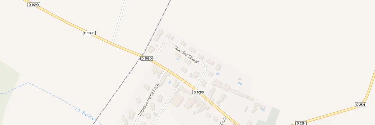 Plan du 3 Rue des Tilleuls à Saint-Philibert