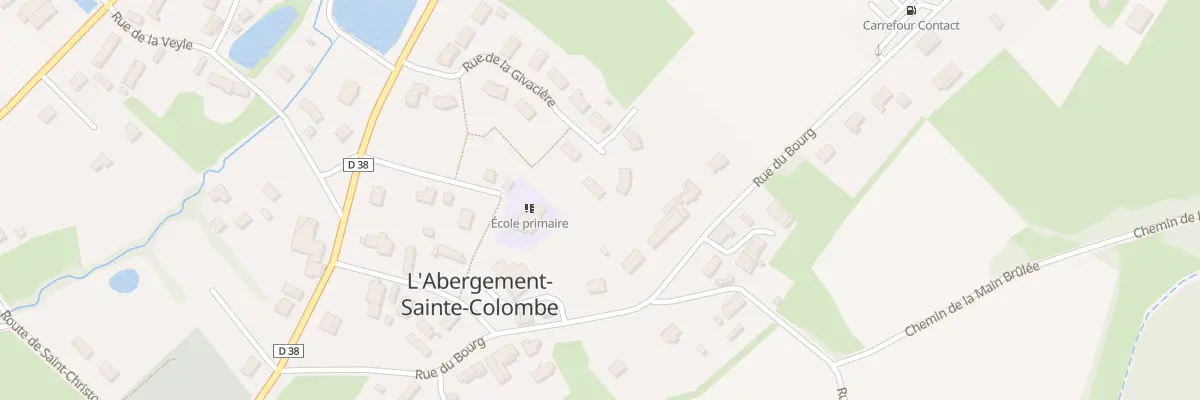 Plan du 14 Rue de la Givacière à L’Abergement-Sainte-Colombe